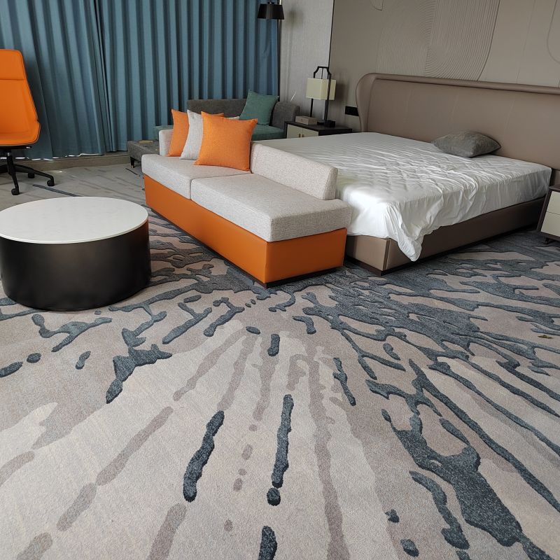 Factory Customized Hotel Room Axminster Wool Carpet