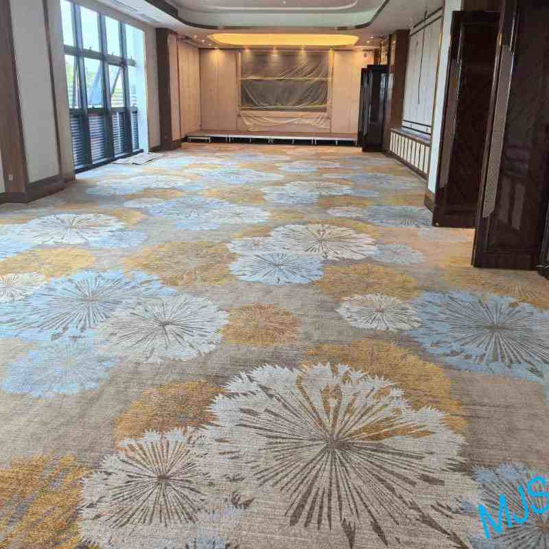 Custom Axminster Wool Carpet for Wyndham Hotel | MJS Hospitality Flooring