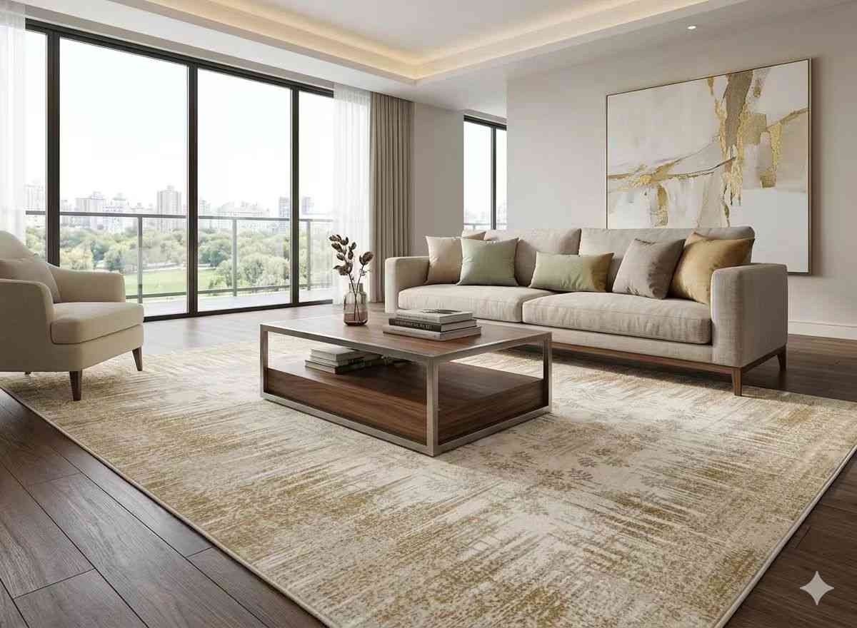 MINAI Series: Waterproof Soft Frieze Wilton Carpet for Living Room